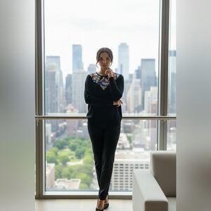 *Vintage* I. B. Diffusion, Silk/Angora/wool Blend Beaded/Sequined Sweater, Sz M